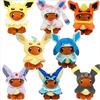 Adorable Pokemon Center Eevee Sylveon Flareon Nymphia Plush Doll Soft Figure Toy