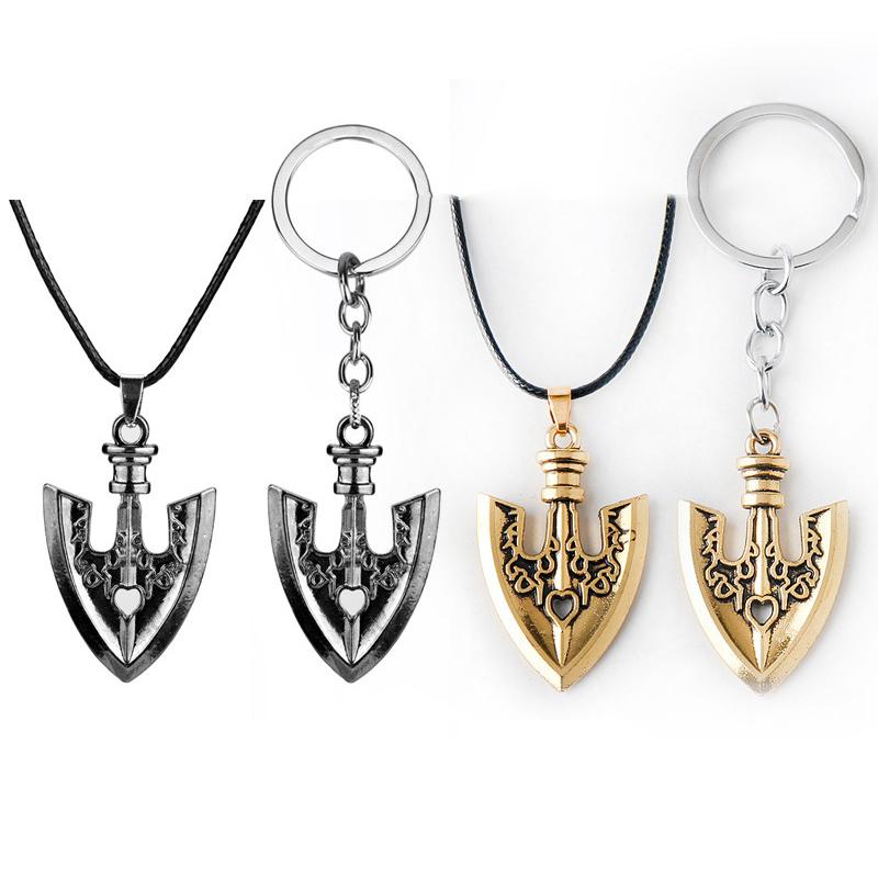 Jojos Bizarre Adventure Necklace Men Arrow Killer Queen Cosplay Keychain