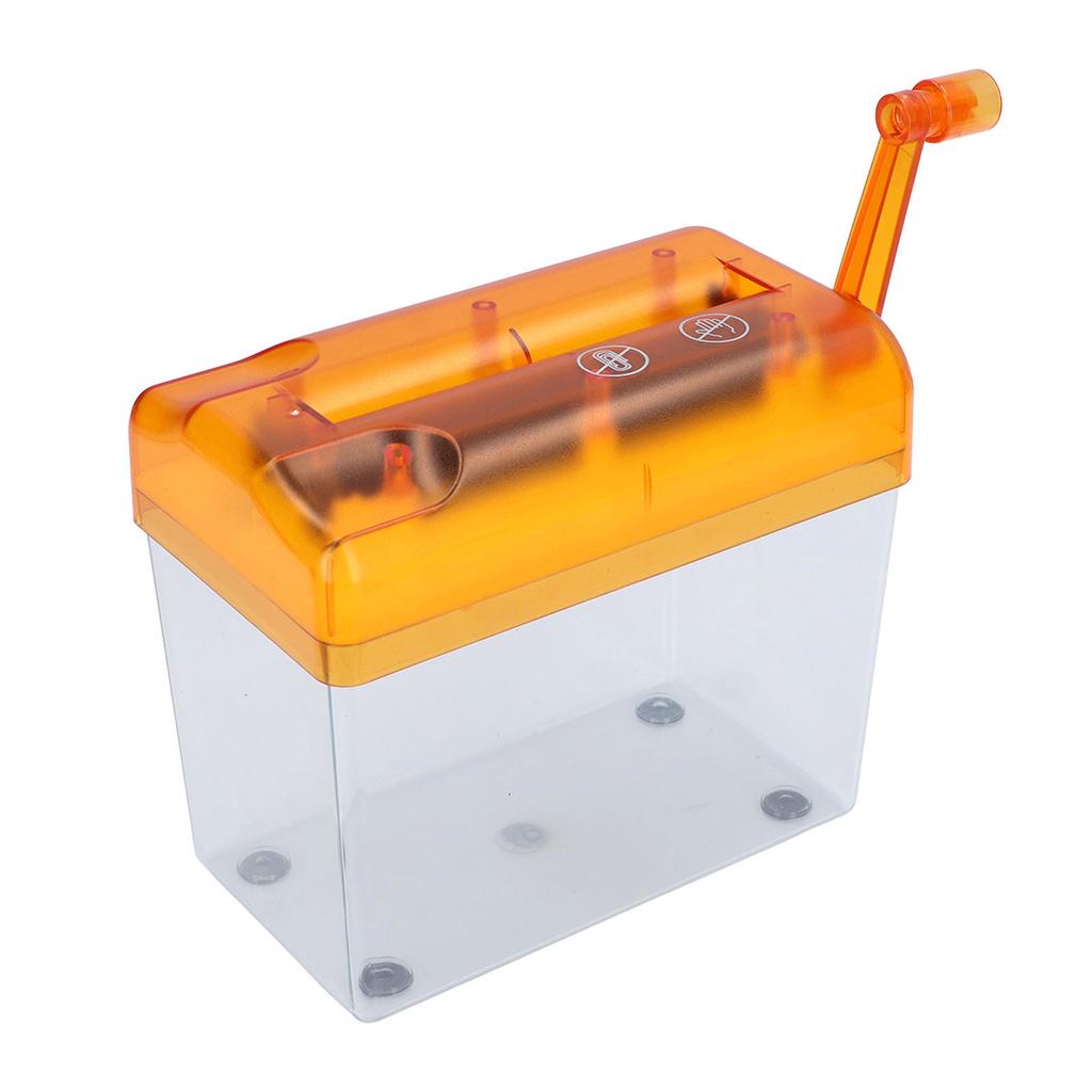Manual Paper Shredder Portable Manual Compact Structure Simple Operation Hand Crank Shredder for Office Desktop Home