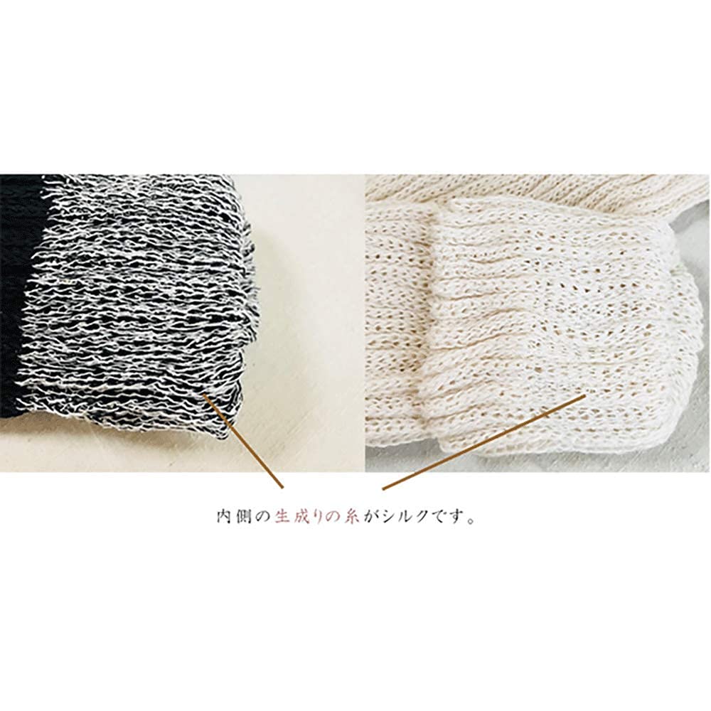 Shoten Silk Leg Warmers by Silk Thread Shop Those Nights When You Want To Fall Asleep [Nakachu Co., Ltd.] "For Early" (Light Gray)