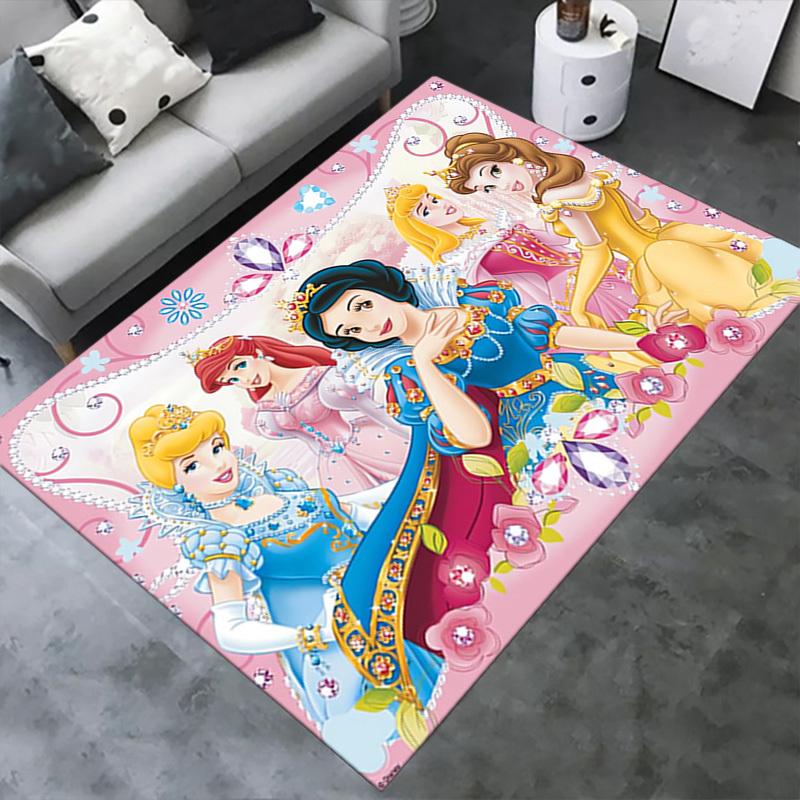 Office Carpet, Under Chair Rug, Home Decor, Disney Princess Decor, Girls Room Decoration, Fairy Tale Flooring, Soft and Comfortable Mat, Per