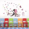 The New Butterfly Beautiful Faery Bedroom Waterproof Sitting Room Background Wall Stickers