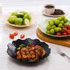 ZISIZ Japanese Stone Texture Irregular Dinner Plate Set