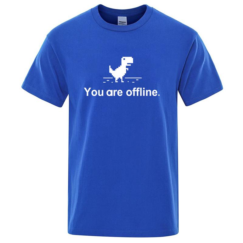 Summer Mens High Quality 100 Cotton Dinosaur Print T Shirt Loose Funny Oneck Men Tshirt Short Sleeve Tshirt Male Tee Shirts