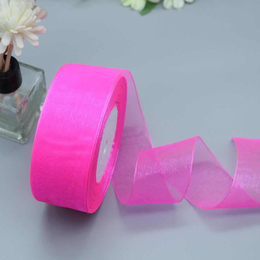 3.8/4 см прозрачная лента из органзы Snow для упаковки рождественских подарков