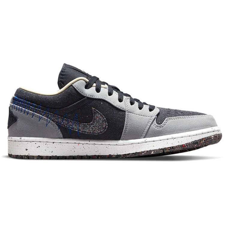 Air Jordan 1 Low Crater Men Sneakers Grey DM4657-001
