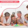 Складной рулонный набор для игры в Лудо и шахматы, интерактивная игрушка, шахматная доска, игрушка, игра для вечеринок, летающие шахматы, дорожная, забавная