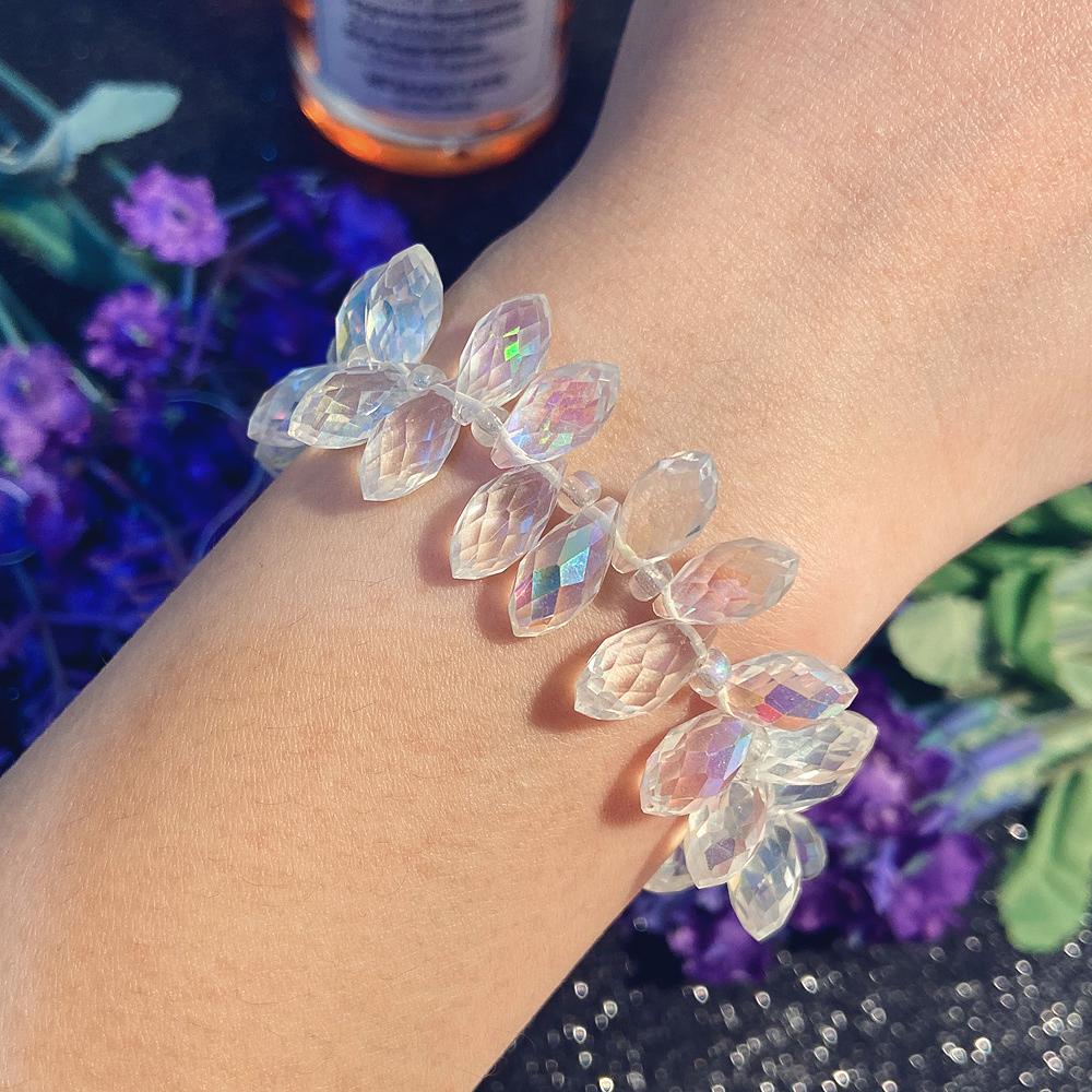 Красочный прозрачный браслет Браслет Модный тренд Браслет Симпатичный простой браслет Популярные женские украшения