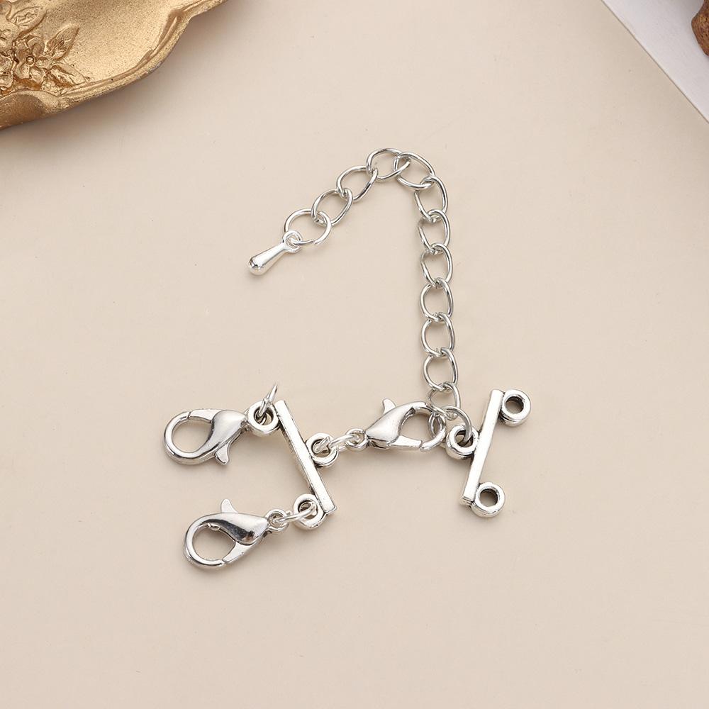 Цепь для самостоятельного изготовления ювелирных изделий, фурнитура для многослойных ожерелий, браслетов, соединители, многорядные застежки