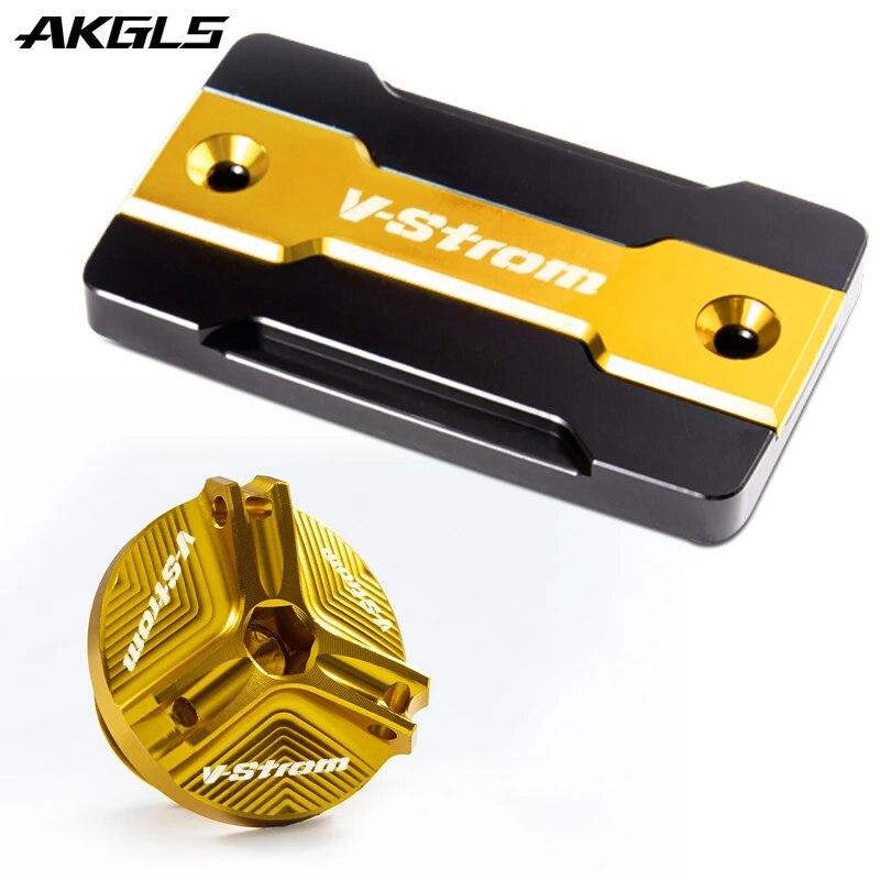 Для Suzuki V strom v-strom vstrom 650 250 1000/xt DL650 DL1000 DL250передняя крышка бака с тормозной жидкостью, крышка заливной горловины, защитные аксессуары