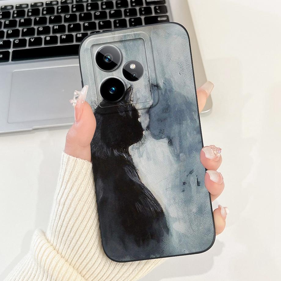 Чехол для Realme GT 7 5G RMX5061 Милый Мультяшный Модный Расписной Чехол Мягкий Силиконовый Чехол Для Realme GT7 Pro GT 7 Pro 7T GT7T Fundas