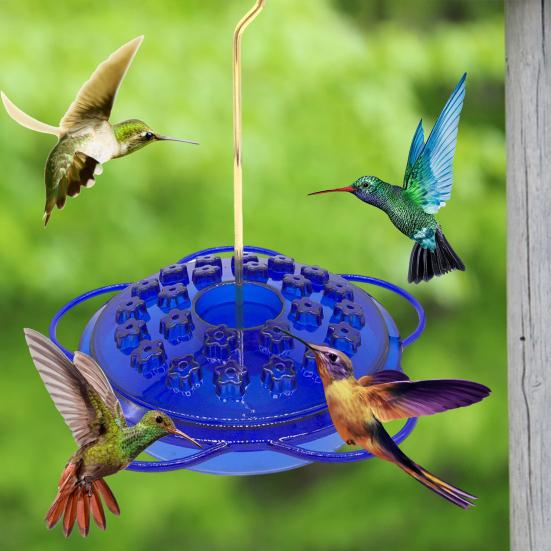 Кормушка для птиц Дизайн в форме цветка Кормушка для колибри Всепогодная поилка Интегрированный цветок