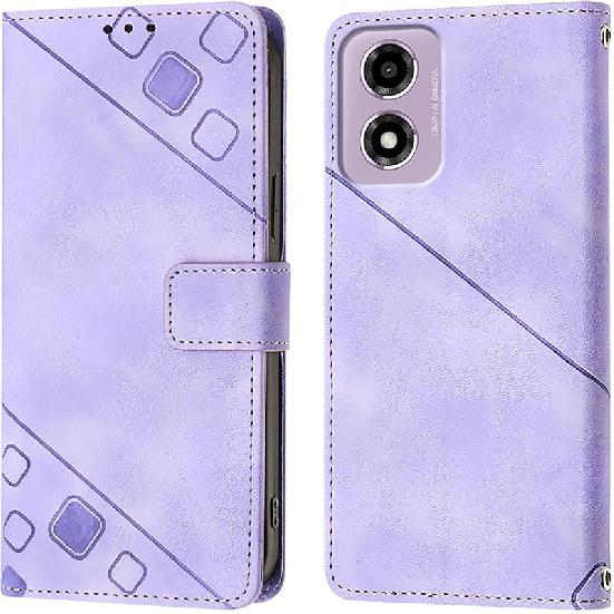 Чехол для Motorola E14 4G, Кожаный чехол-кошелек из ПУ, Держатель для кредитных карт, Подставка, Ударопрочный откидной магнитный чехол, Мужской Женский Чехол для телефона для