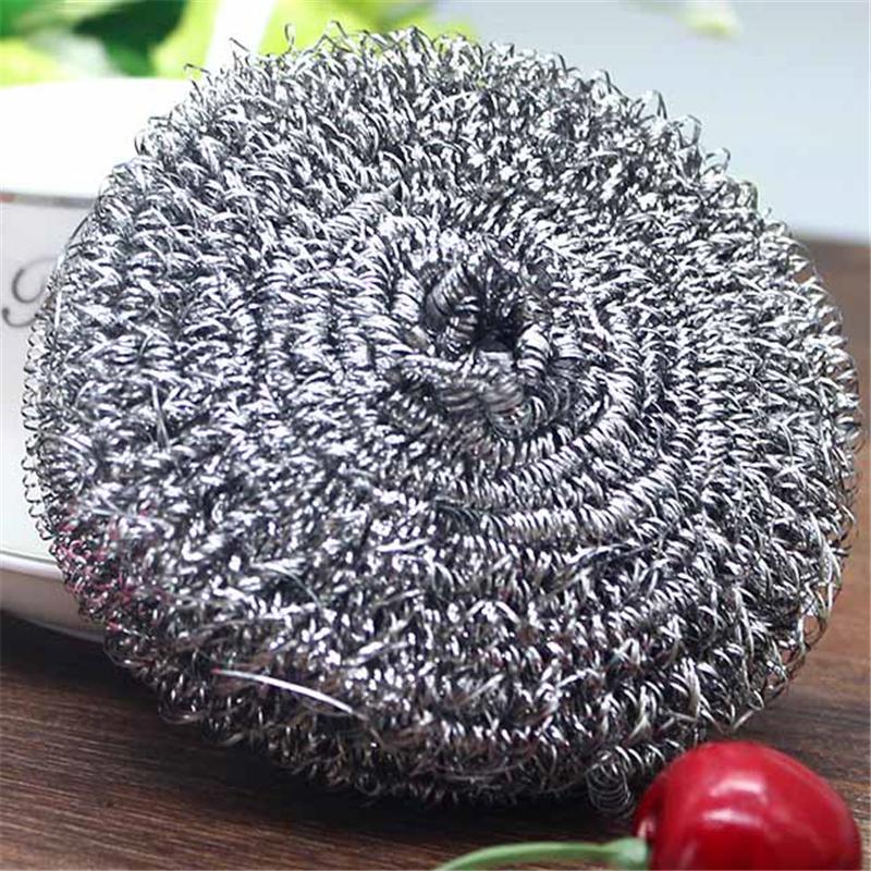 22 г/шт Щетка-шарик из нержавеющей стали для мытья посуды, кастрюль, сковородок, кухонные инструменты для мытья посуды, чистящие щетки