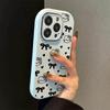 Металлический чехол для телефона с бантом и котенком для iPhone 13-17 Pro Max