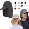 Face Neck Protection Flap Travelling Fishing Hat Foldable Fisherman Hats Bucket Hat Jungle Farm
