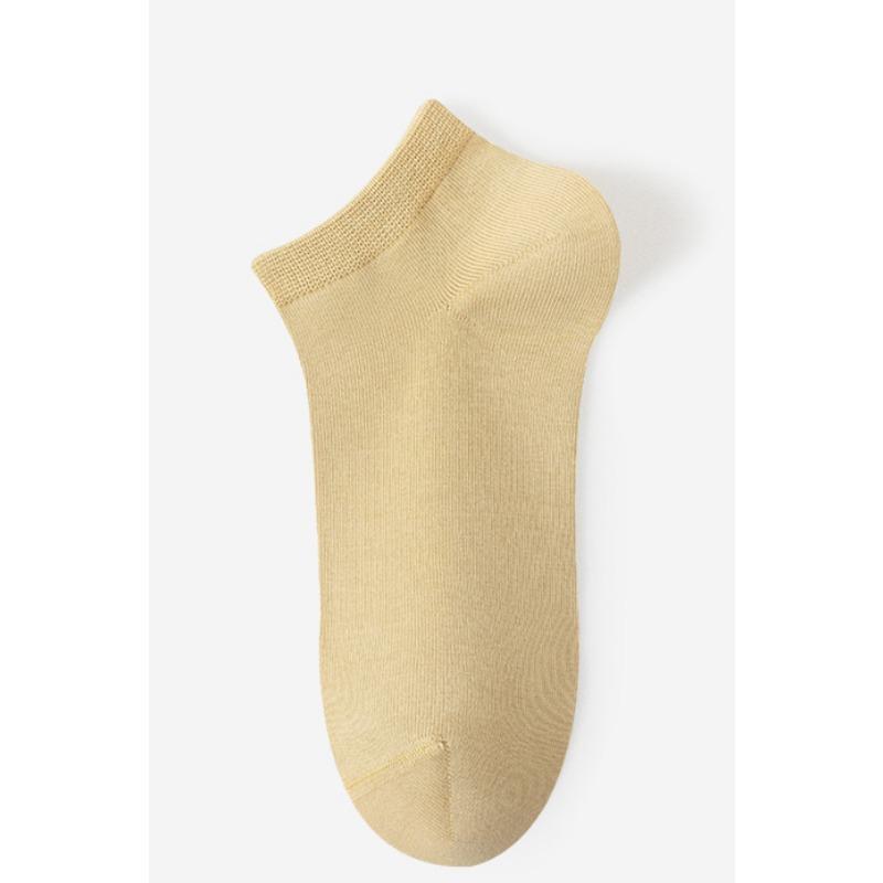 Women's Summer Antibacterial Short Socks Macaron Trendy Socks Boneless Sewn Boat Socks Invisible Socks Cotton Socks