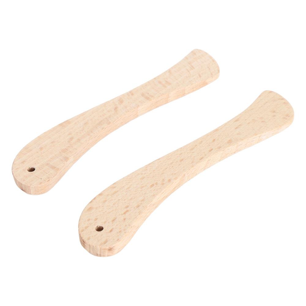 2Pcs Multi-Function Design Marker Tool Wooden Handle Paper Folder Creaser For Quilting Work
