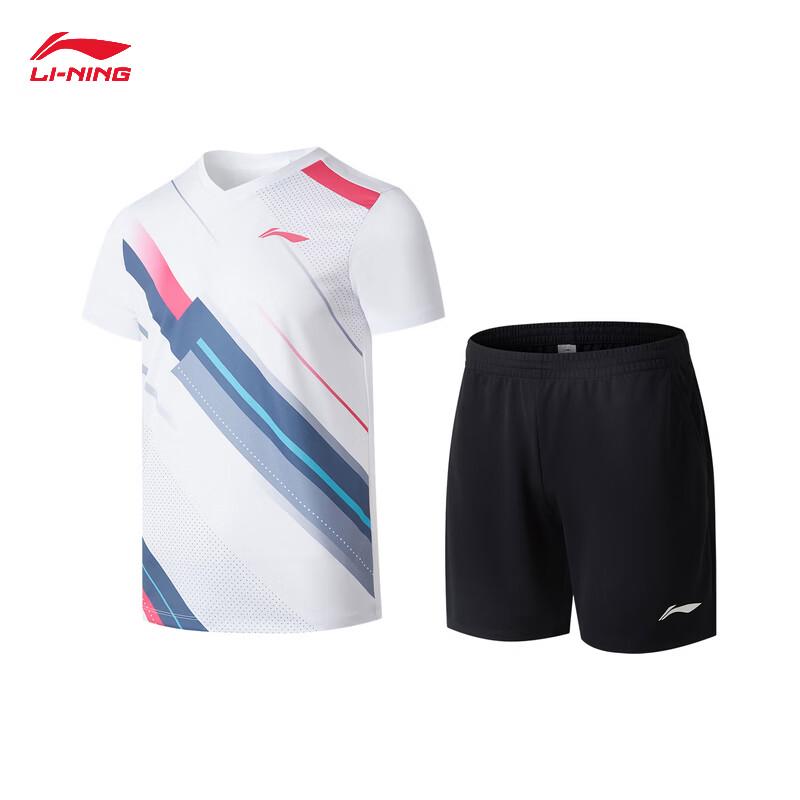 Li-Ning Бадминтонный клуб Унисекс Быстросохнущий Комплект для соревнований