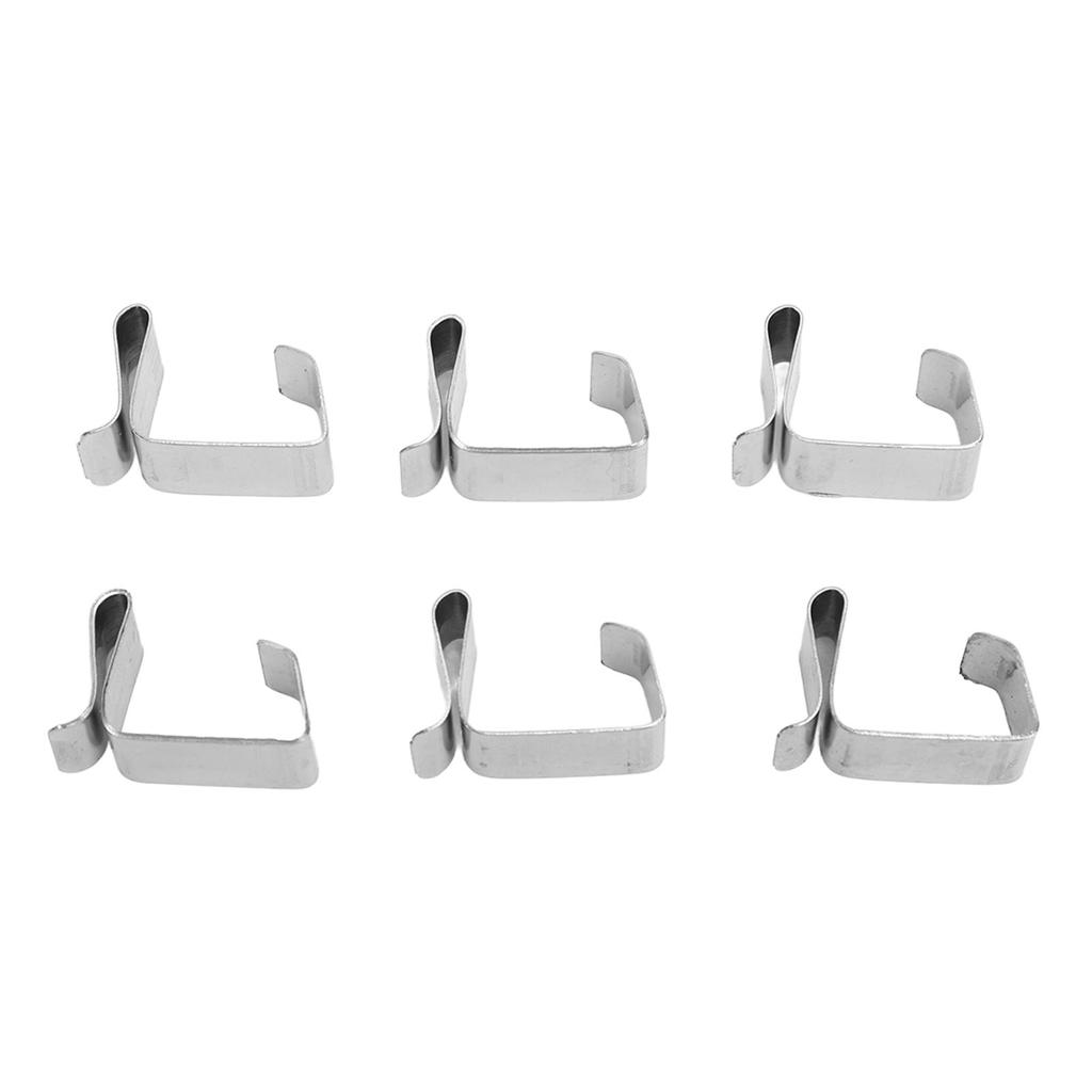 50Pcs Metal Christmas Lights Gutter Hooks Stainless Steel Christmas Lights Gutter Hangers S 20x14mm