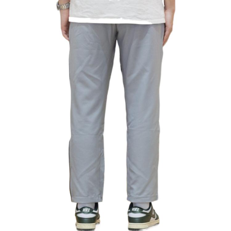 Nike Dri-FIT однотонный логотип, прямые дышащие вязаные спортивные брюки, мужские брюки серого цвета DM6627-073