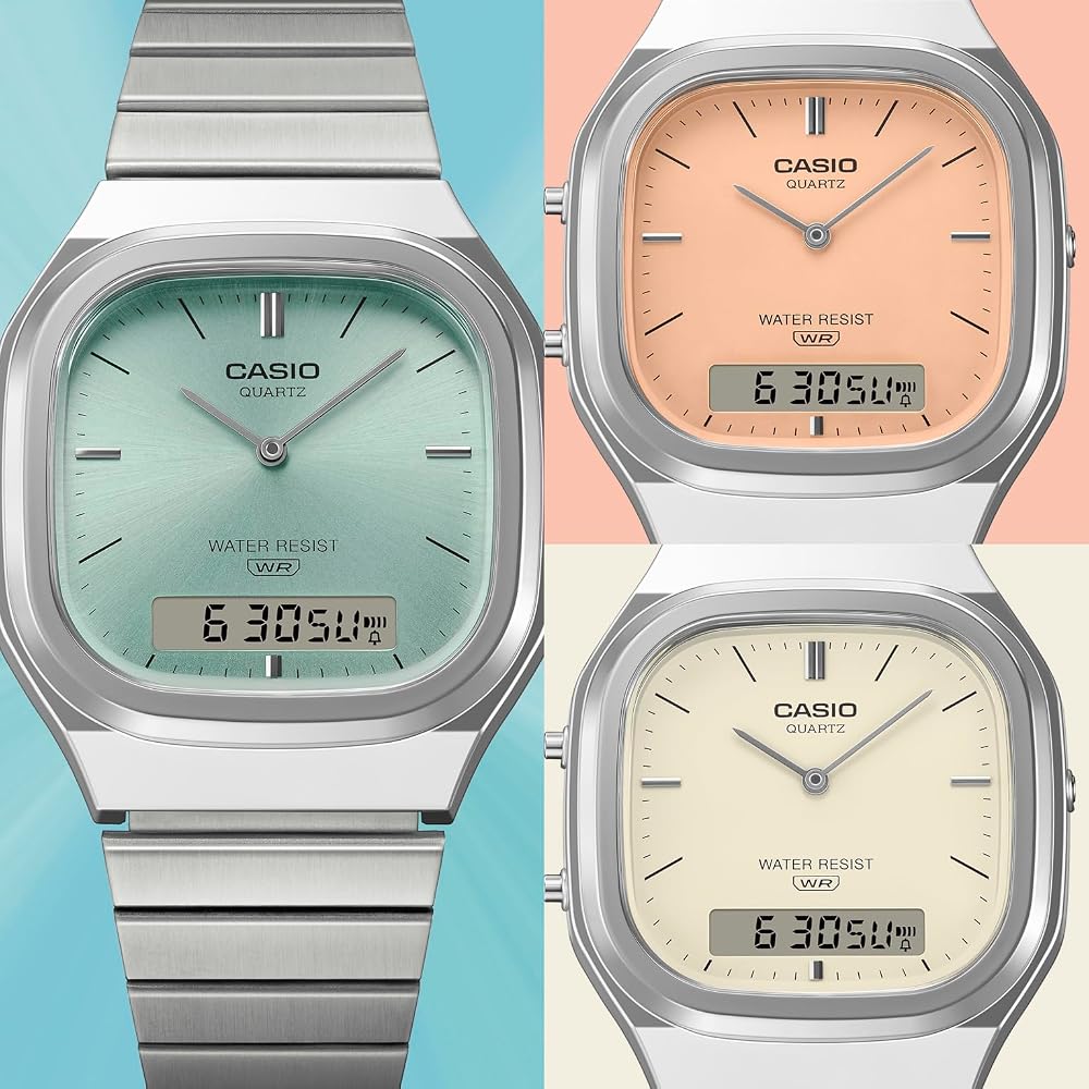 [Casio] Casio Classic Watch 【Domestic Genuine Product】 AQ-240E-4AJF Unisex Orange