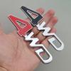3D Metal Car Sticker 4WD Logo Emblem Trunk Badge Decal For Mitsubishi Asx Lancer 10 Outlander Pajero Sport L200 Colt Accessories