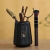Ebony Wood Tea Ceremony Six Gentlemen Set