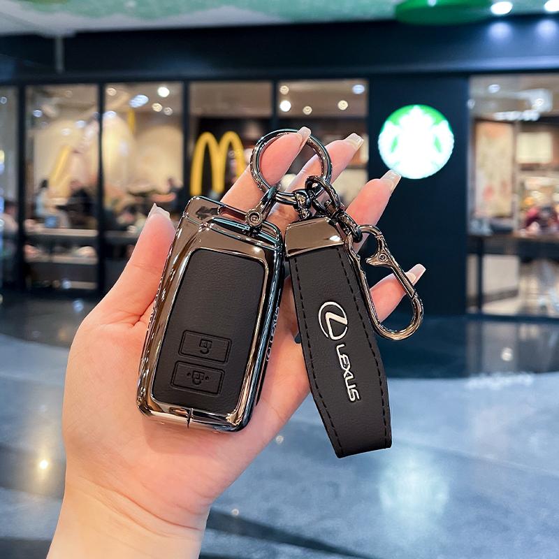 WQB1 Gun Car Key Cover Case Shell Fob Holder For Lexus NX ES UX US RC LX GX IS RX 200 250h 350h LS 450h 260h 300h UX200 Accessories