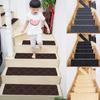 1PC Home Self-adhesive Stair Stepping Mat Stair Carpet Mat Variety Pattern Non-slip Protector Rug