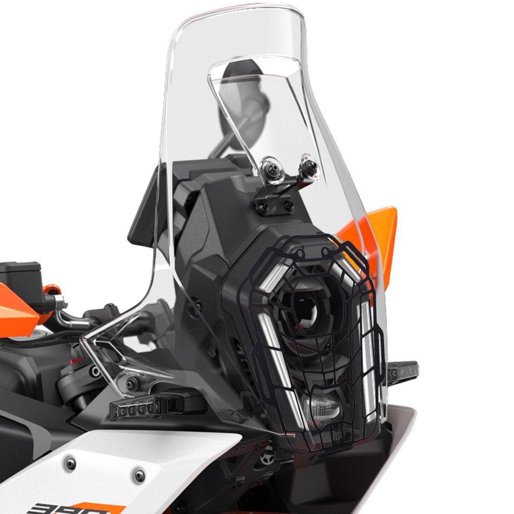 Защита фары для ktm 390 ADVENTURE X 390 Adventure R 2025 Защитный кожух-сетка для фары