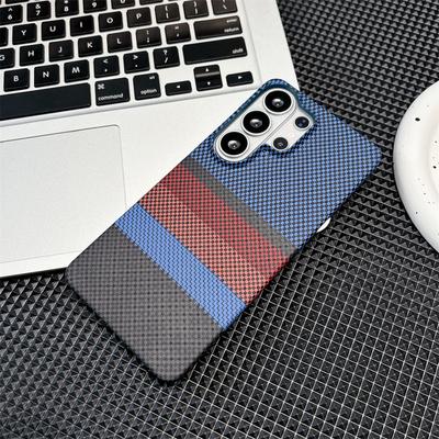 Чехол-бампер со встроенным магнитом и полосками из кевлара для Samsung Galaxy S26 S2 Ultra S24 Plus S23 FE Ультратонкий