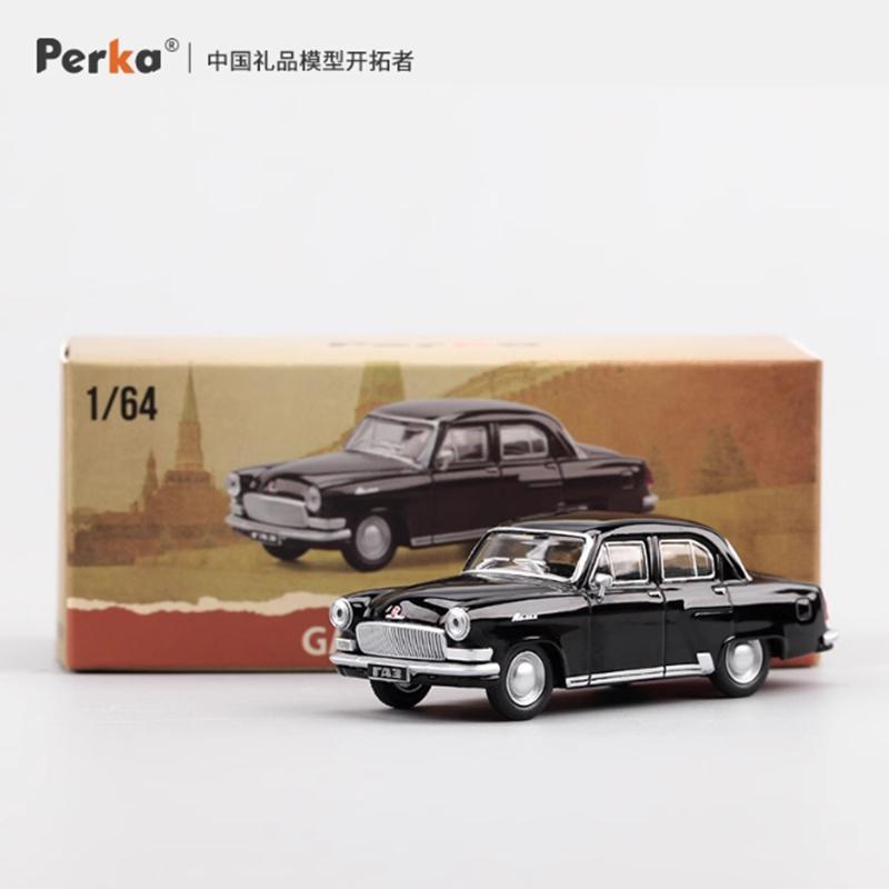 Perka Diecast 1:Масштаб 1:64 Советский M21 ГАЗ-21 Волга Сплав Модель Автомобиля Коллекция Сувенир Статический Дисплей Украшения Подарок