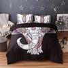 Animal Elephant 3D Printingbedding Set Microfiber Home Textiles Twin Queen King Size Duvet Cover Sets Ethnic Style