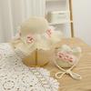 Summer Children's Sun Protection Beach Straw Hat  Princess Girl's Vacation Woven Sun Hat