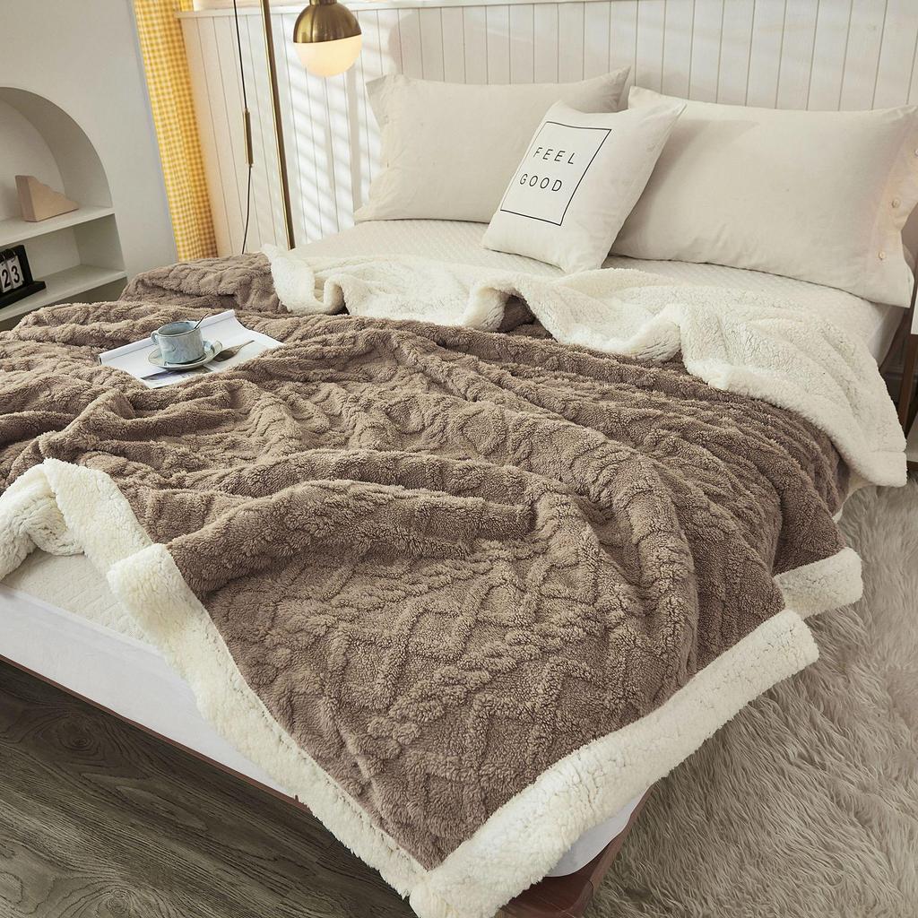 Морзе, 7 цветов, зимние толстые одеяла, теплое шерстяное одеяло, мягкое накидное покрывало для дивана, покрывало, двухстороннее сплошное цветное покрывало