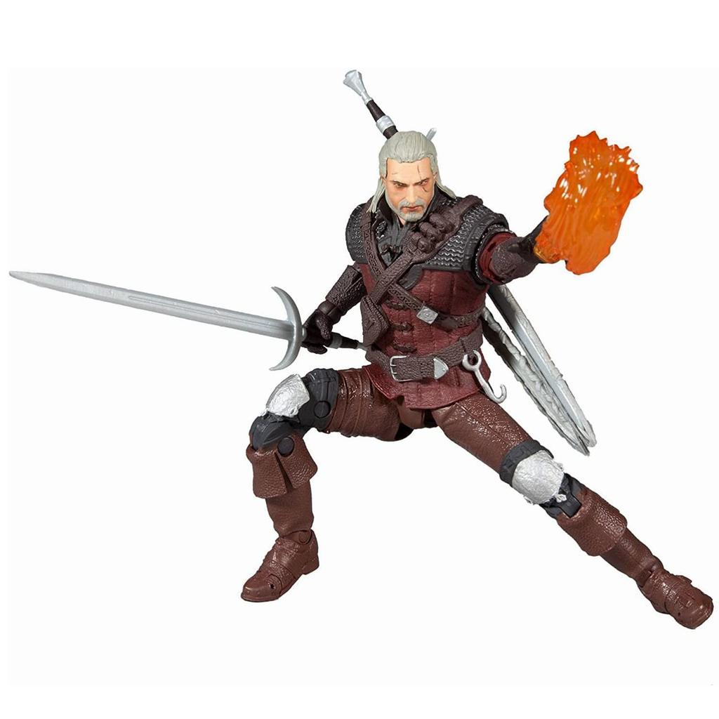 Ведьмак 3 Дикая Охота McFarlane Toys 7-дюймовая фигурка Геральт из Ривии Доспехи McFARLANE TOYS ВЕДЬМАК 3 ДИКАЯ ОХОТА 7-дюймовая фигурка ГЕРАЛЬТ ИЗ