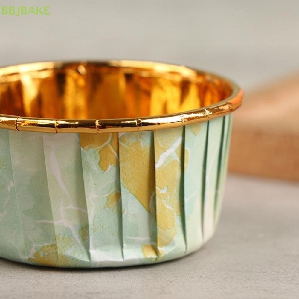 50 шт. Кухонные принадлежности для выпечки Фольгированные формочки для кексов Обертка для торта Форма для выпечки