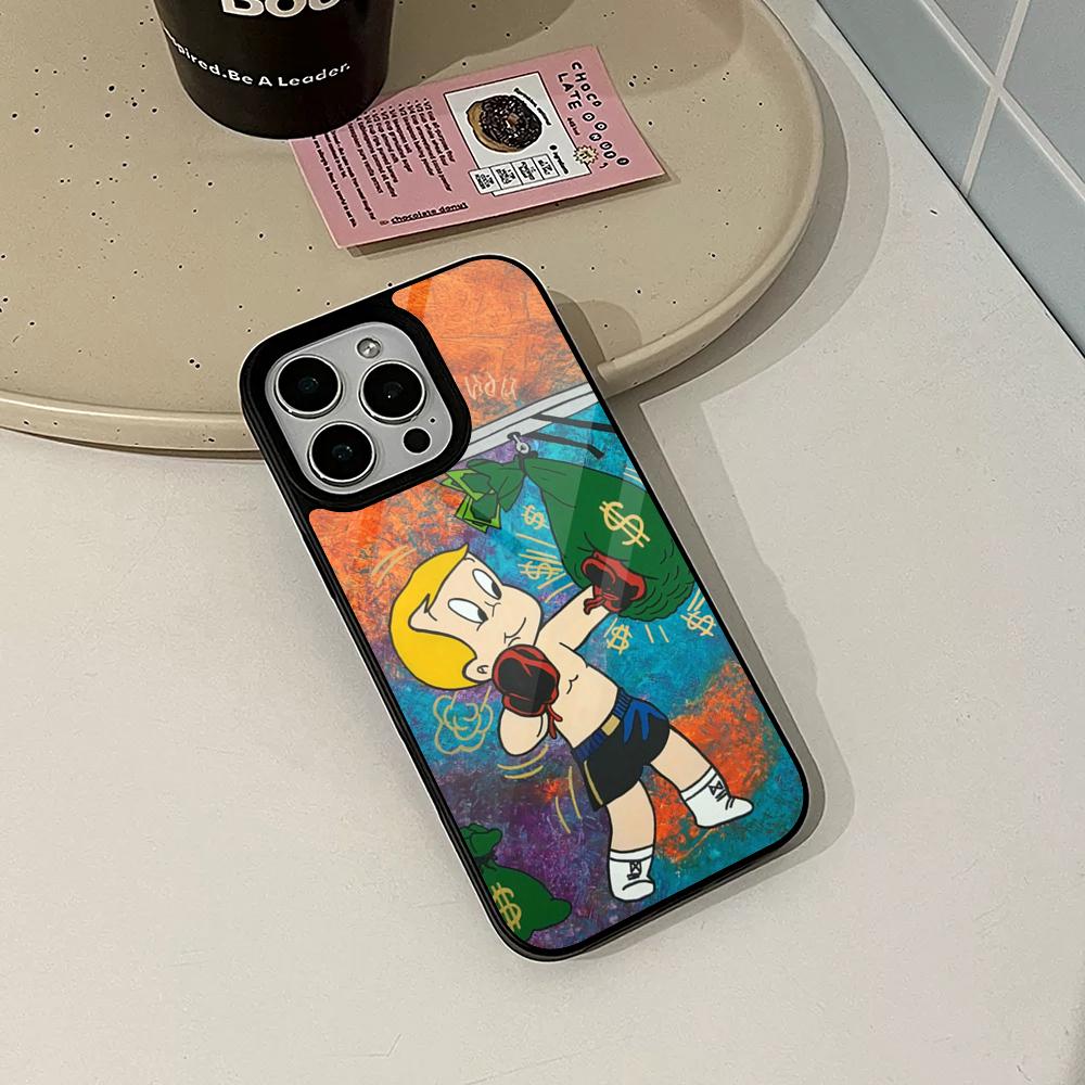 Richie Rich Cartoon Phone Case for Iphone 17 16 15 14 Air 13 12 11 Pro Max Mini Plus Fundas Shell PC+TPU Cover