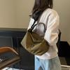 New Casual Canvas Messenger Bag Bag Female College Students Commute To Class Large Capacity Horizontal Square Bag