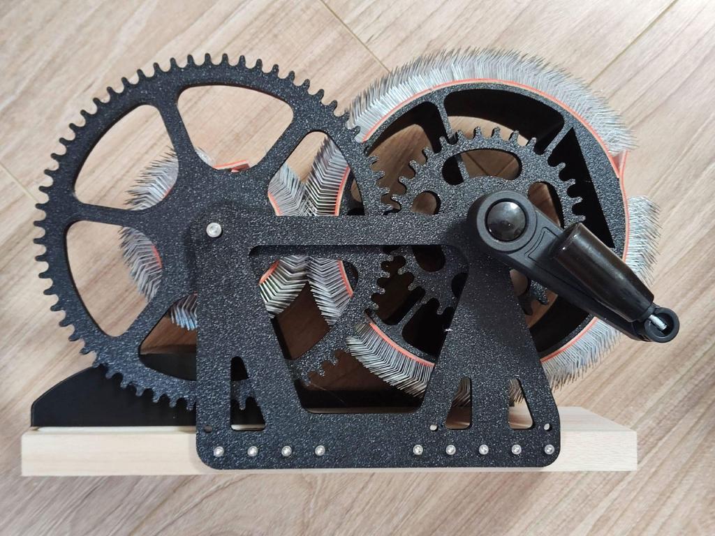 Hand-Crank Wool Carding & Color Mixing Machine for DIY Felt & Spinning