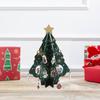 Children's Handmade DIY Stereo Wooden Christmas Tree Scene Layout Christmas Decorations Ornaments