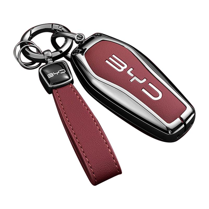 Чехол для автомобильного ключа для BYD Song Plus Pro Gm-i 2022 2025 2026 Брелок-брелок Защитная крышка Корпус-оболочка Держатель-кольцо Fo