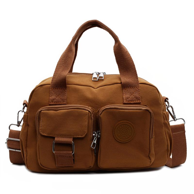 Japanese Handbag 2025 New Fashionable Versatile Nylon Cloth Shoulder Oblique Span Bag Casual Simple Commuter Pillow Bag