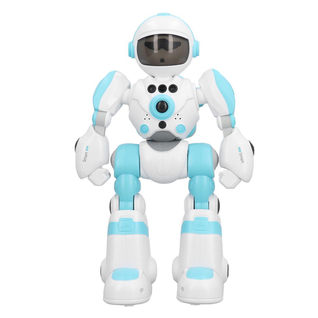 Children Remote Controlled Robot Toy with Voice Changing Modes Colorful Light Intelligent Programmable Robot