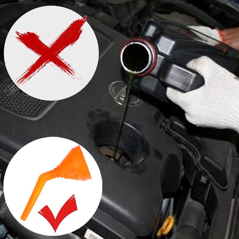 130/145/160мм Пластиковая Автомобильная Мотоциклетная Заправочная Воронка для Бензина и Моторного Масла с Фильтром, Воронки с Длинным Носиком, Инструменты для Ремонта Автомобиля, Заправочные Инструменты