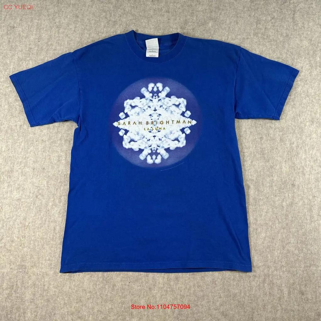 Vintage Y2k Sarah Brightunisex T Shirt Large La Luna World Tour Blue Art Vintage Comfortable Soft Designer Clothes