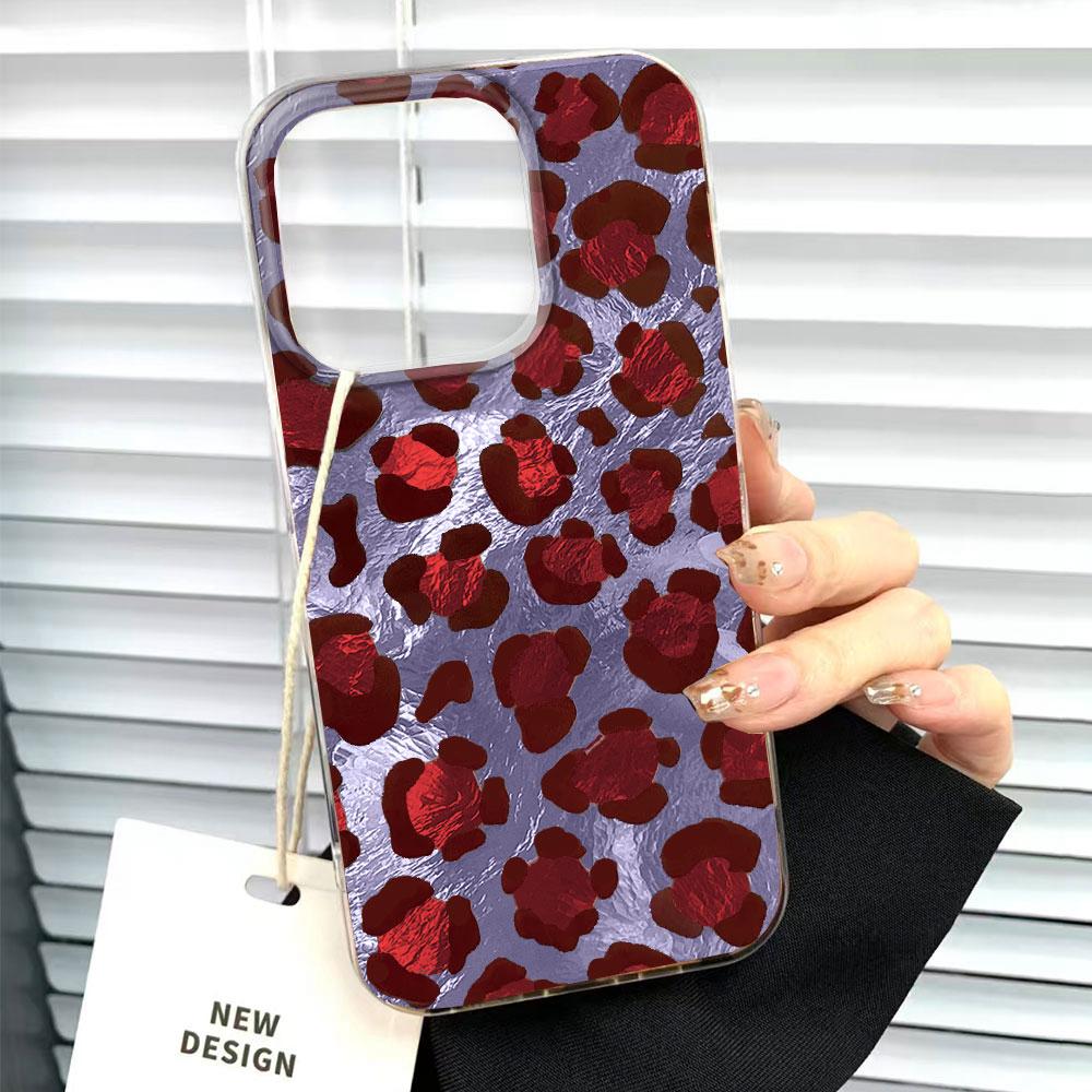 Korean Fashion Pink Leopard Print Phone Case for Honor 400 200 90 Smart Pro Magic7 70 Lite X9a X9c X9b X8b X8a X8c X7c X7b Cover
