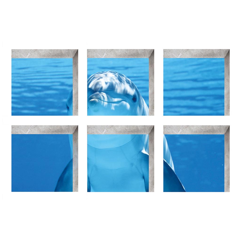 6pcsNew Bath Tub Shower Stickers PVC Decals Applique   Mural Home Decor 