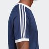 Adidas Футболка Adicolor Classics с тремя полосками, ночная индиго, мужская уличная одежда IA4850